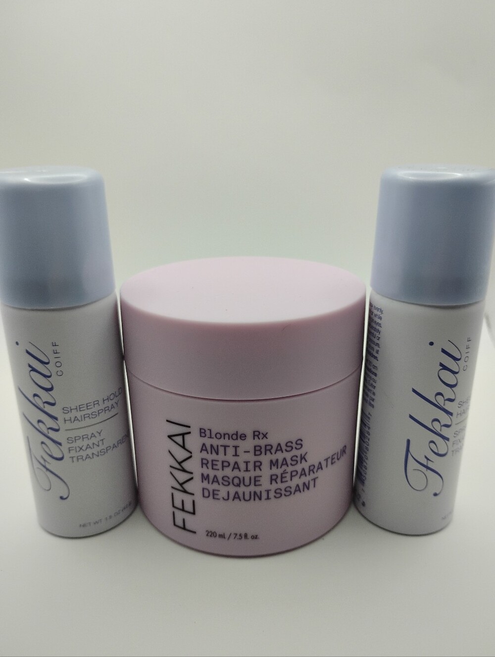 Fekkai Blonde Rx Anti-Brass Repair Mask & 2 Fekkai Sheer Hold Hairspray